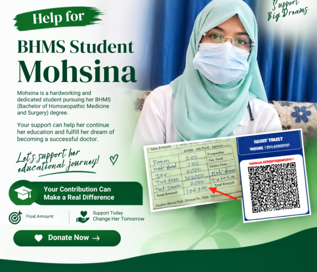 Help for BHMS Student Mohsina